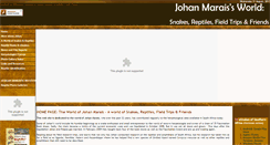 Desktop Screenshot of johanmarais.co.za