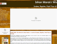 Tablet Screenshot of johanmarais.co.za